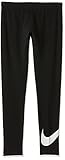 Nike Mädchen Leggings Sportswear, Black/White, XS, AR4076-010