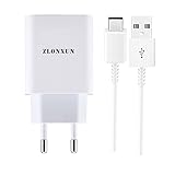 ZLONXUN Ladegerät Mit USB-C Kabel,Schnellladegerät Netzteil für Huawei P30/P20/P30 Pro/P40/Nova 5T, Mate 20/20 Pro, Honor 10/20/View 20