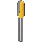 1pc 1/4' Schaftfräser Set Core Box Bit Runder Nasenbohrer 90 Grad V-Nut Bit Für Holzbearbeitungswerkzeuge Holzbohrer Schneidwerkzeuge,1 stück 1/4 * 3/8