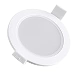 LED Strahler 5 Watt Spot Downlight weiß IP65 Einbauleuchte Lampe für innen + außen Feuchträume Bad Dusche N