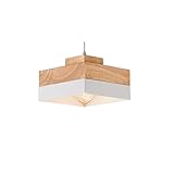 Kronleuchter Modern E27 Dekor einstellbar Imitation Holz Körnung Eisen Metall Pendelleuchte Kreative Design Doppel Linien Kronleuchter Droplight Deckenleuchte Hängen Licht Suspension L