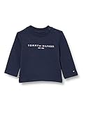 Tommy Hilfiger Unisex Baby Essential Tee L/S T-Shirt, Twilight Navy, 80