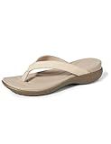 crocs Damen Capri V Flip Flop, Beige (chai/walnut), 39/40 EU