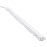 SEBSON LED Unterbauleuchte neutralweiß 50cm, LED Leiste 8W, 700lm, 4000K, LED Lichtleiste mit Stecker und Schalter, 230V, IP20, 24x13x500