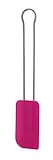 RÖSLE Teigschaber Pink Charity Edition, Hochwertiger Teigspachtel als Back- und Kochhelfer, strapazierfähiges Silikon, 26 cm, Edelstahl 18/10, -30°C bis +230°C, Spülmaschinengeeig