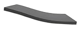 Dibapur ® Black: Orthopädische Kaltschaummatratze/Akustikschaumstoff - H2 - (100x200x5 cm) Ohne Bezug - Made in Germany