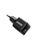 Anker Nano iPhone Ladegerät, 20W PIQ 3.0 Mini Ladegerät, PowerPort III USB-C Netzteil für iPhone 13/13 Mini/13 Pro/13 Pro Max/12, Galaxy, Pixel4/3, iPad/iPad Mini, Schwarz, Ladekabel Nicht ink