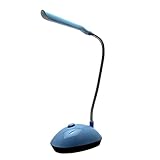 XYANGKJ Augenschutz LED Schreibtischlampe Leselampe faltbar 3A Batteriebetriebene Tischleuchte 4 LED Tragbare Lampe Flexibles Licht for Zuhause (Body Color : C)