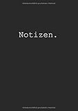 Notizen. Extra dickes Notizbuch A4: Notizbuch DIN A4, kariert. Softcover. 600 Seiten. Notizbuch Journal Zeichenb