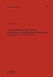 Die Rechtsstellung der Prämien-, Bedingungs- und Deckungsstocktreuhänder nach dem VVG und dem VAG (Münsteraner Reihe)