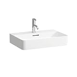 Laufen VAL Möbel-Waschtisch, 1 Hahnloch, mit Überlauf, 600x420, weiß, Farbe: Weiß