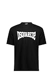 DSquared Kinder T-Shirt Logo Front Schwarz Mod. 0156 D002F, Schwarz 4 J