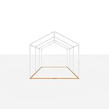 Universal Bodenrahmen 3x4 m Grundrahmen für Partyzelt, Pavillons, Z