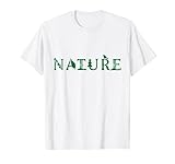 Bäume Wald Nature Text - einfaches minimalistisches Design T-S