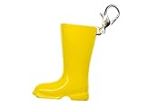 Miniblings Gummistiefel gelb Charm Stiefel Regen Garten - Handmade Modeschmuck I Kettenanhänger versilbert - Bettelanhänger Bettelarmband - Anhänger für Armb