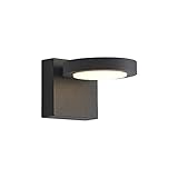 Lucande LED Wandleuchte außen 'Belna' (Modern) in Alu aus Aluminium (1 flammig, inkl. Leuchtmittel) - LED-Außenwandleuchten Wandlampe, Led Außenlampe, Outdoor Wandlampe für Außenwand/Hauswand, H