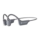 Bluetooth Kopfhörer, SANAG Open-Ear Wireless Sports Headset mit Mikrofon, 8 Stunden Musik oder Telefonieren, IP67 Schweißresistente Kopfhörer für Outdoor-Aktivitäten, Arbeiten, Fitnessstudio (Grau)