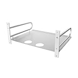 hanxiaoyishop Beamer Halterung Projektor Mount Shelf Desktop Projektor Stand Wandhalterung Halterung für Heimkino Länge 13 Zoll Silber Projektorhalterung