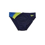 carboo-shop.de Jungen Kids Boys Badehose Aquashort Brief Logo Curve, 5 cm Beinlänge - Farbe: Navy - 140