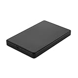 AnAnmei 2,5-Zoll-mobiles Festplattenbox USB3.0 schnell lesen und schreiben Sie bis zu 2 TB Kapazität, Unterstützung Ssd HDD, Passend for Sata Serielle Festplatte unter 9,5 mm, schw
