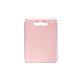 Bsovaakasd schneidebrett Plastik-Schneidebrett für Küche, rutschfest, mit Saftnuten, Nicht porös, einfacher Griff, einfach zu reinigen, mehrfache Farb