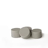 PolySound® Resonanzdämpfer OneforAll - 4 Stück - Farbe: grau (effektiver Resonanzdämpfer/Absorber für kleine und größere Geräte, Lautsprecher)