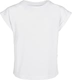 Urban Classics M dchen Girls Organic Extended Shoulder Tee T Shirt, WeiÃŸ, 158-164 EU