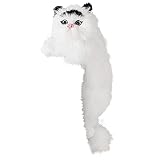 Simulation Spielzeug Puppe Plüschtier Haustier Interaktive Lebensechte Kinder Gefüllte und Katze Dekoration, Spielzeug Realistische Niedliche Plüschpuppe (C)