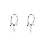 JUSTJUNMIN Mädchen Ohrringe Glänzende Rivet Ohrringe Frauen Mädchen Mode Ohrringe Schmuck (Gem Color : 2)