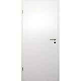 HORI® Zimmertür Komplettset mit Zarge und Türdrücker I Innentür CPL Weiß I Größen und BB- oder WC-Schloss wählbar I 1985 x 860 x 160 mm I DIN link