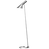 AJ Floor Lamp, Louis Poulsen, Stehleuchte Entworfen von Arne Jacobsen (Edelstahl Poliert)