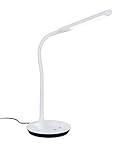 Trio Leuchten 527090131 Polo A+, LED Tischleuchte, Kunststoff, 5 Watt, Integriert, Weiß, 40 x 16.4 x 41