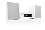 Denon CEOL N-11DAB Kompaktanlage, HiFi Verstärker mit Lautsprechern, CD-Player, Musikstreaming, HEOS Multiroom, Bluetooth, WLAN, AirPlay 2, Alexa Kompatibel, 2 Optische TV-Eingänge, DAB+ R