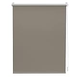 Lichtblick RKV.090.150.02 Thermo-Rollo Klemmfix, ohne Bohren, Verdunkelung Taupe, 90 cm x 150 cm (B x L)