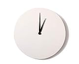 Artemio 14001239 Wanduhr für Dekoration, rund, 30 cm, weiß