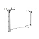 Pull-Up Bars Pull-up-Stab Aus Edelstahl, Einstellbarer Höhe Horizontaler Stab Mit Löchern, Ausdehnungsschraube Installation, Last 350kg (Color : Style2, Size : 120x63cm)