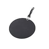 Heigmz Wok antihaftbeschichtete 30 cm Pfannkuchenpfanne Eisen Fahrrad Grillpfanne antihaftbeschichtet Crêpespfanne für Eier, Omelette, Braten, Gas, Induktionsherd Kochg