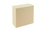 Sculpture Block SB 1515751 Hartschaumblock, Modellierblock zum anfertigen von Figuren, Objekte, Modelle, 15 x 15 x 7,5cm, 1 Block, Weiß