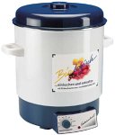 ROMMELSBACHER Einkoch-/Kochautomat KA 1800 - 2-Schicht-Emaillierung, 27 Liter/für 14 Gläser à 1 Liter, stufenlos regelbar, Entsafterschaltung, Überhitzungsschutz, Einlegerost, 1800 W
