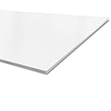 Fixmount Hartschaum Platten PVC weiß 3mm stark - 80x120cm - 1 Stück - witterungsbeständig