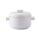 GYQYYGZ Glasschüssel Keramik Binaisalalal-Salatschale 34oz Haushalt Instant Nudelschüssel Multifunktionsservice Küchenschüssel Große Kapazität Porzellan mit Deckel Mikrowelle Geschirr G
