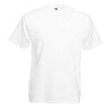 Fruit of the Loom 10 T Shirts Valueweight S M L XL XXL 3XL 4XL 5XL Übergröße Diverse Farbsets auswählbar (XL, White)