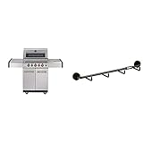 Enders® Gasgrill KANSAS PRO 3 SIK Turbo, 3-Brenner, aus Edelsstahl, mit Kocher, Backburner & GRILL MAGS Halter für Grill-Besteck 7812, Grill-Zubehör, Gasgrill BBQ, Aufbewahrung, magnetische Halterung