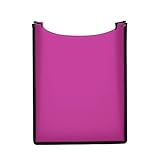 HERMA 19482 Heftbox Flexi DIN A4 (35 x 26 x 7 cm, aus transluzenter PP-Folie, oben offen) Kinder Heftebox für Hefte und Schnellhefter im Schulranzen und Rucksack, pink