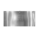 sympuk Propan-Wärmereflektor-Schild, Heizungs-fokussierender Reflektor aus Aluminium, Outdoor-Wärmereflektor-Schild dick und robust 1 STÜCKE 55 * 38 cm für Erdgasheizungen und Propan-H