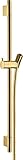 hansgrohe Duschstange Unica' S Puro 0,65m mit Brauseschlauch 1,60m, Polished Gold Op