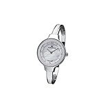 Andre Mouche Tara Palladium Damen-Armbanduhr, Weiß, Größe M, 14 - 16,5 cm, Schweizer Schweizer Damen-Armbanduhr, 411-01101