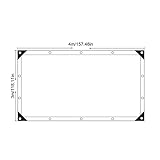 TFDB wasserdichte Transparente Plane,mit Ösen, Vordächer Und Planen, Strapazierfähige, Transparente, Wetterfeste Plane, Faltbar, Pflanzendach, Regenschutz, Seil E