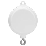 Babybett Mobile Music Box Bettglocke Bettwäsche Zwölf Süße Melodien Batteriebetrieben Weiß