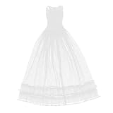 Harilla 1/3 BJD Puppenkleidung 60cm Puppen Abendtanzkleid für BJD Luts Puppenkleidung für Formale Tragen - Weiß